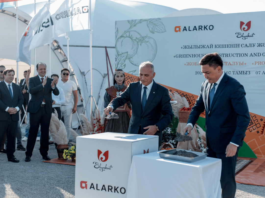 Alarko Expands Agricultural Reach with Major Greenhouse Investment in Kazakhstan