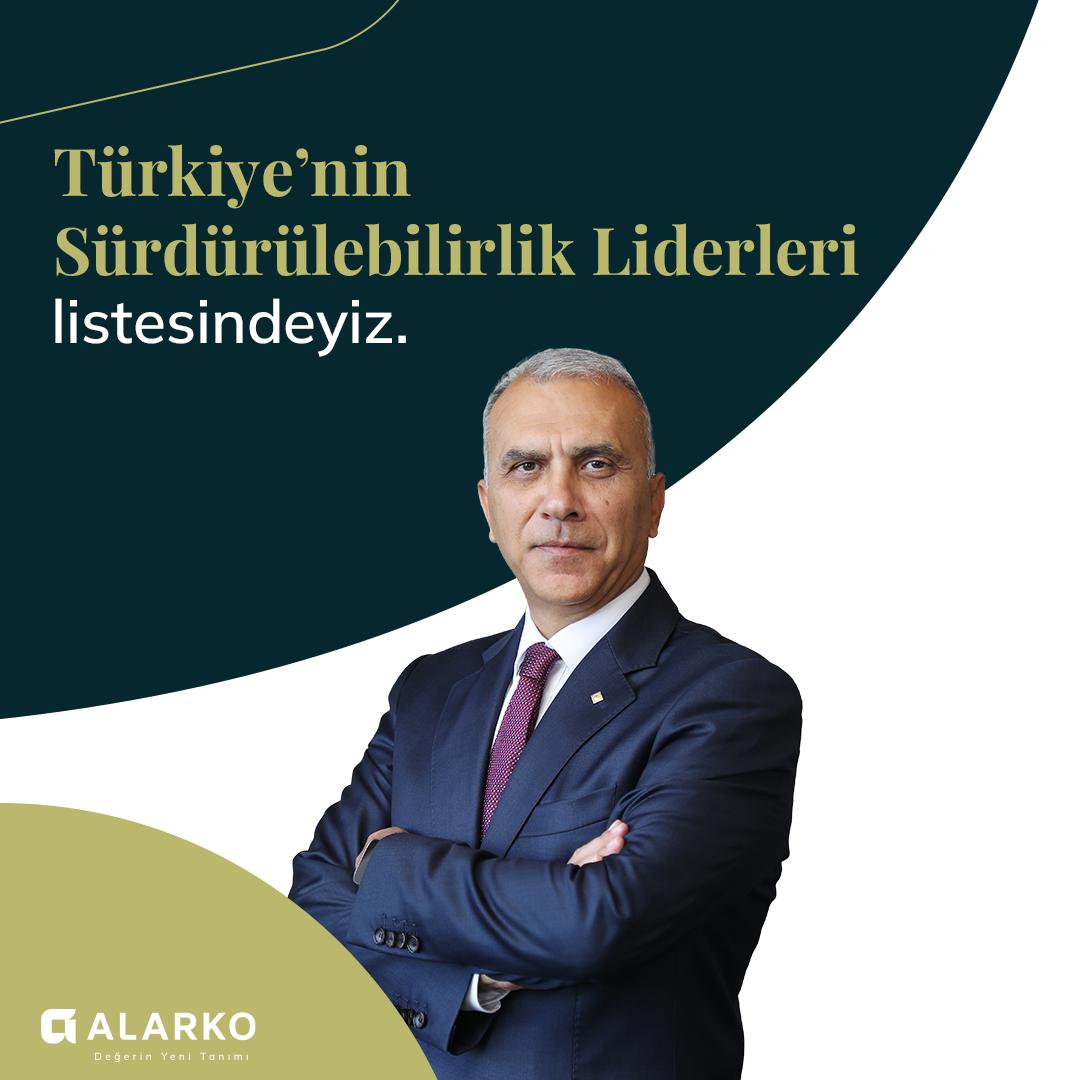 Alarko Şirketler Topluluğu CEO’muz Sn. Ümit Nuri Yıldız, Türkiye’nin Sürdürülebilirlik Liderleri Listesinde Yer Aldı