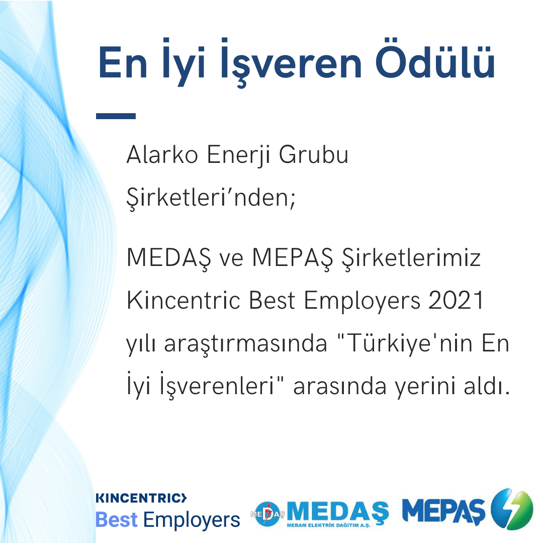 MEDAŞ and MEPAŞ Receive the Best Employer Award