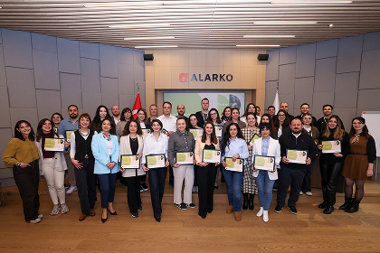 Alarko’nun “Pozitif Etki-Yeşil Yaka” Programının Yeni Mezunları Sertifikalarını Aldı