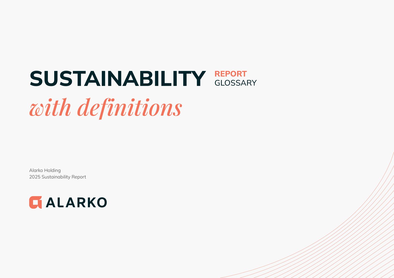 Alarko Published Its 2025 GRI Report in a Sustainability Dictionary Format